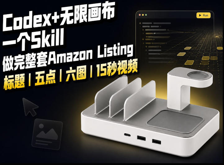 我用一个Codex Skill做完Amazon Listing：标题、五点、六图和视频全流程-百盟网