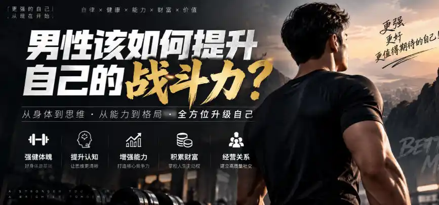 付费文章：男性该如何提升自己的战斗力？-百盟网