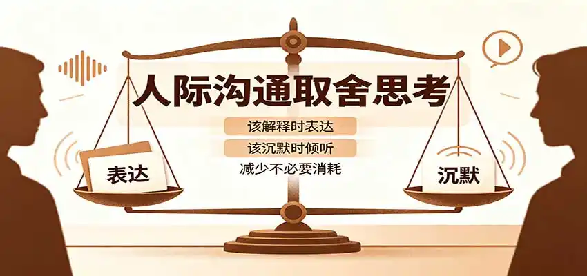 人际沟通取舍思考：分清解释与沉默边界，拿捏职场生活沟通分寸减少情绪内耗-百盟网