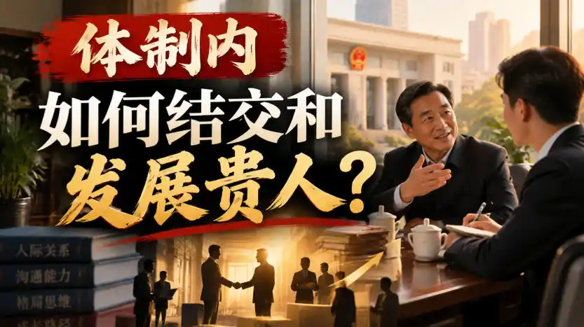 某公众号付费文章：体制内，如何结交和发展贵人?-百盟网