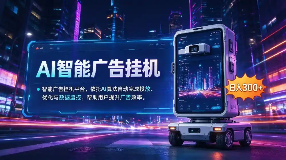 AI 智能广告挂机｜AI 自动运行，轻松托管广告任务-百盟网