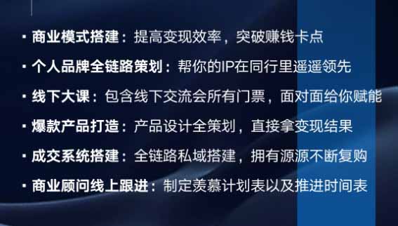 个人IP全域商业变现实战课 (无水印-百盟网