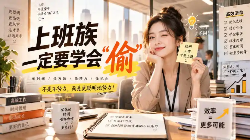 某社群精选付费文：上班族一定要学会“偷“-百盟网