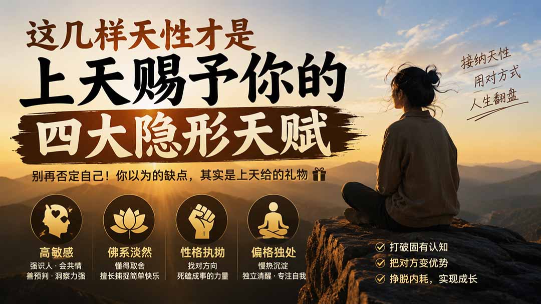 付费文章:这几样天性才是上天赐予你的四大隐形天赋-百盟网