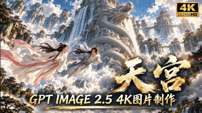 GPT Image 2.5实测！4K到底多清楚？皮肤、手指、修图与天宫场景全面测试-百盟网