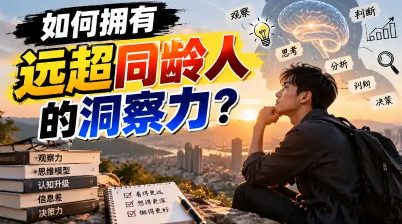 付费文章：如何拥有远超同龄人的洞察力？-百盟网