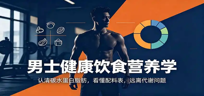 男士健康饮食营养学：认清碳水蛋白脂肪，看懂配料表，远离代谢问题-百盟网
