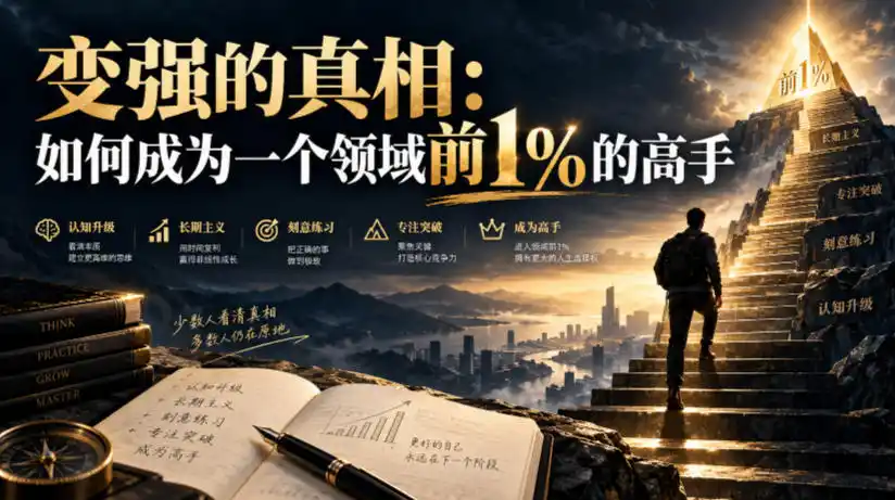 付费文章：变强的真相：如何成为一个领域前1%的高手-百盟网