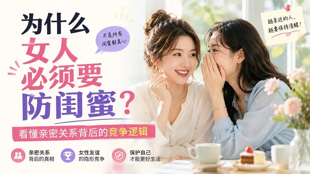 付费文章：为什么女人必须要防闺蜜？看懂亲密关系背后的竞争逻辑-百盟网